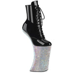 FORBIDDEN-1020BEJ - Blk Pat/Slv AB RS