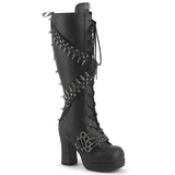 GOTHIKA-108 - Blk Vegan Leather