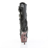 MUERTO-159 - Blk Vegan Leather/Pewter Chrome