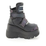 SHAKER-58 - Green Multi Reflective-Blk Vegan Leather