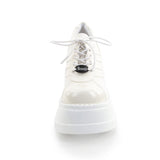 STOMP-08-1 - Off White Pat-Vegan Leather