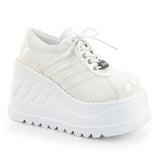 STOMP-08-1 - Off White Pat-Vegan Leather