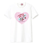 PINUP T-SHIRT- SILKSCREEN PIN UP LOGO IN PINK