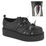 V-CREEPER-518 - Blk Vegan Leather
