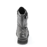 VALOR-220 - Blk-Silver Rub-Off Vegan Leather