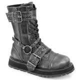 VALOR-220 - Blk-Silver Rub-Off Vegan Leather