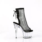 ADORE-1018RM - Blk Faux Suede-RS Mesh/Clr