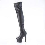 ADORE-3011 - Blk Str. Faux Leather/Blk Matte