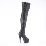 ADORE-3011 - Blk Str. Faux Leather/Blk Matte