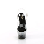 ADORE-708SS - Clr/Blk-Slv Multi Glitter