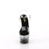 ADORE-708SS - Clr/Blk-Slv Multi Glitter