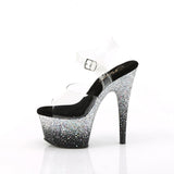 ADORE-708SS - Clr/Blk-Slv Multi Glitter