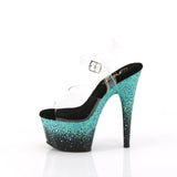 ADORE-708SS - Clr/Blk-Turquoise Multi Glitter