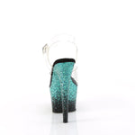 ADORE-708SS - Clr/Blk-Turquoise Multi Glitter