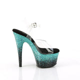 ADORE-708SS - Clr/Blk-Turquoise Multi Glitter