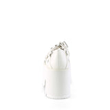 ASHES-33 - Wht Vegan Leather - Size 10