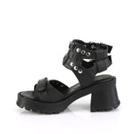 BRATTY-07 - Blk Vegan Leather