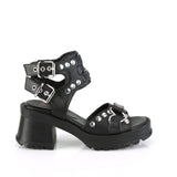 BRATTY-07 - Blk Vegan Leather