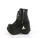 DYNAMITE-106 - Blk Vegan Leather Size 7