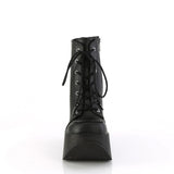 DYNAMITE-106 - Blk Vegan Leather Size 7