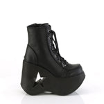 DYNAMITE-106 - Blk Vegan Leather Size 7