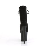 ENCHANT-1040 - Blk Faux Suede/Blk Matte