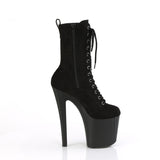 ENCHANT-1040 - Blk Faux Suede/Blk Matte