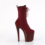 ENCHANT-1040 - Burgundy Faux Suede/Burgundy Matte