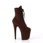 FLAMINGO-1020FS - Mocha Faux Suede/Mocha Faux Suede