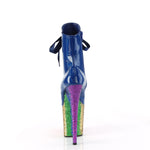 FLAMINGO-1020HG - Royal Blue Holo Pat/Rainbow Glitter