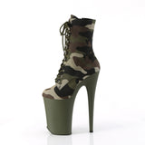 INFINITY-1020CAMO - Green Camo Fabric/Dark Olive Matte