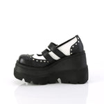 SHAKER-27 - Blk-Wht Vegan Leather