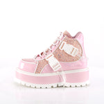 SLACKER-50 - B. Pink Holographic Pat-Pink Multi Glitter