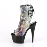 ADORE-1018SP - Multi-Color Snake Print/Blk