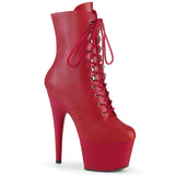 ADORE-1020 - Red Faux Leather/Red Matte