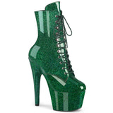 ADORE-1020GP - Emerald Green Glitter Pat/M