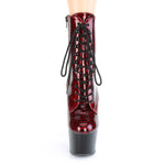 ADORE-1020SP - Red Snake Print Pat/Blk