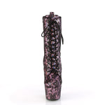 ADORE-1040SPF - B. Pink Metallic Holo Snake Print Fabric