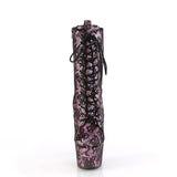 ADORE-1040SPF - B. Pink Metallic Holo Snake Print Fabric