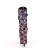 ADORE-1040SPF - B. Pink Metallic Holo Snake Print Fabric