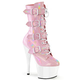 ADORE-1046TT - B. Pink Holo Pat/Wht