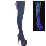 ADORE-3008REFL - Stretch Green-Purple Refllective/M