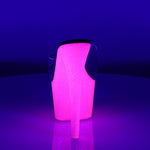 ADORE-701UVG - Clr/Neon H. Pink Glitter