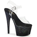 ADORE-708SS - Clr/Blk Multi Glitter