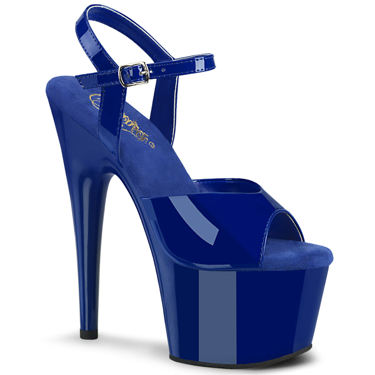 ADORE-709 - Royal Blue Pat/Royal Blue – Diamond Heels