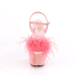 ADORE-709F - B. Pink F.Suede-Feather/B. Pink F.Suede