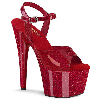 ADORE-709GP - Ruby Red Glitter Pat/M