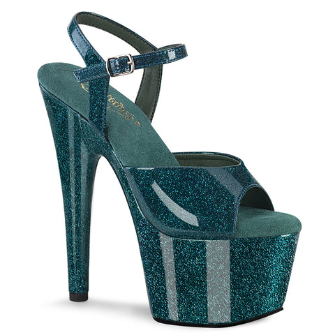 ADORE-709GP - Teal Glitter Pat/M