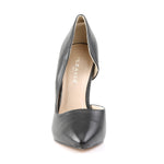 AMUSE-22 - Blk Faux Leather