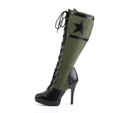 ARENA-2022 - Blk Pu-Army Green Canvas
